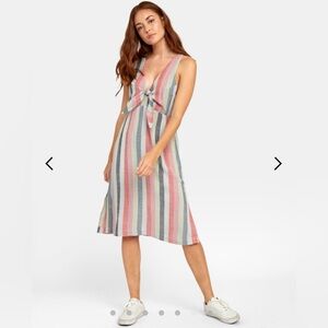 NWT RVCA soft woven midi dress (L)